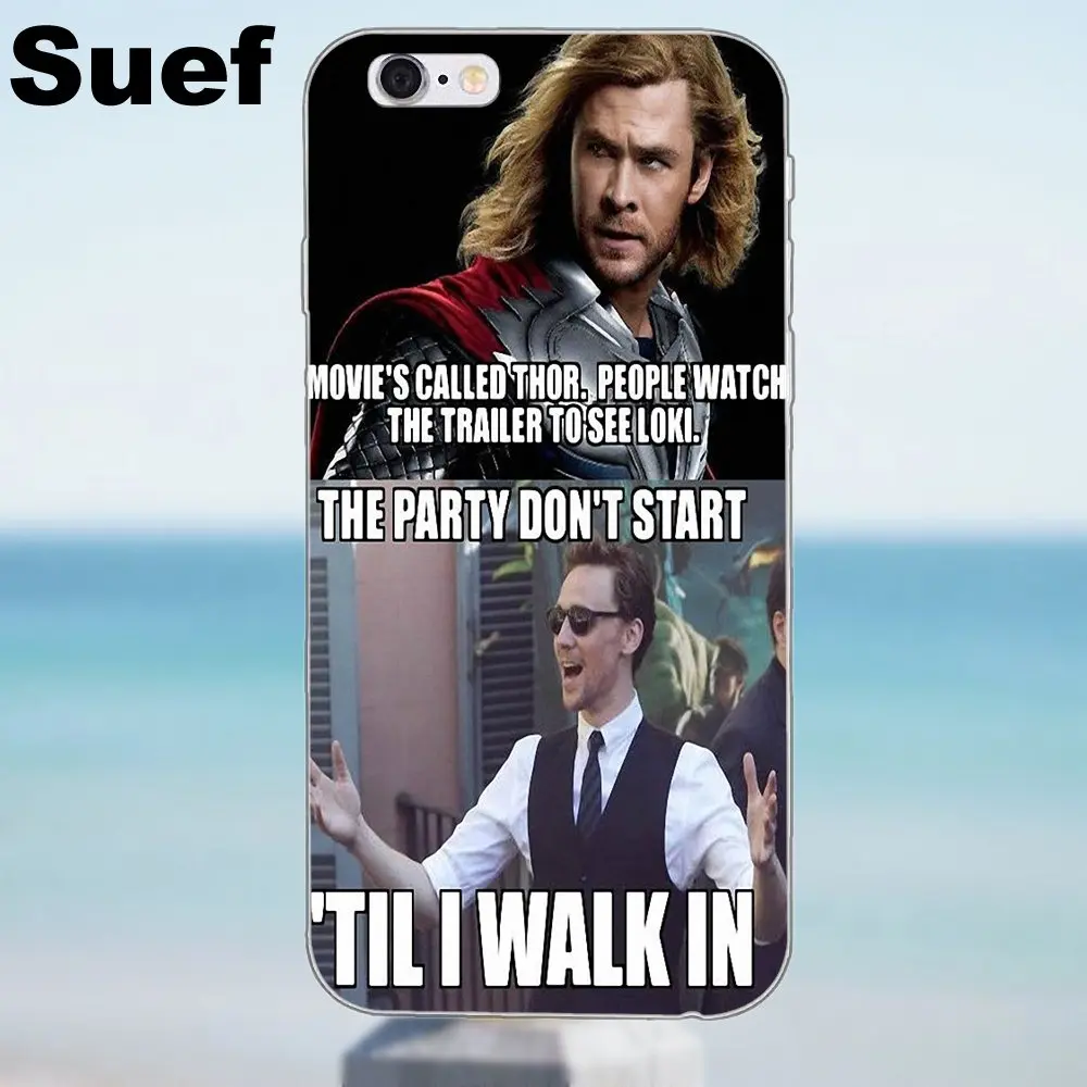 Suef Том Хиддлстон Локи фильм Тор актер для iPhone X 4 4S 5 5S 5C SE 6 6S 7 8 Plus Samsung Galaxy J1 J3 J5 J7 A3 A5