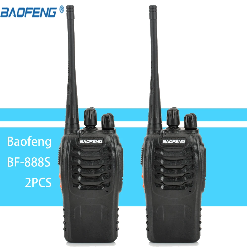 Рация BaoFeng BF 888S 2 шт. 16 каналов 5 Вт портативная любительская радиостанция