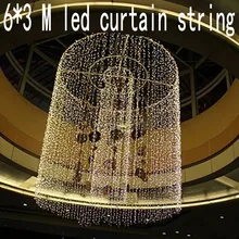600 leds christmas font b Window b font decoration 6m Droop 3m font b curtain b