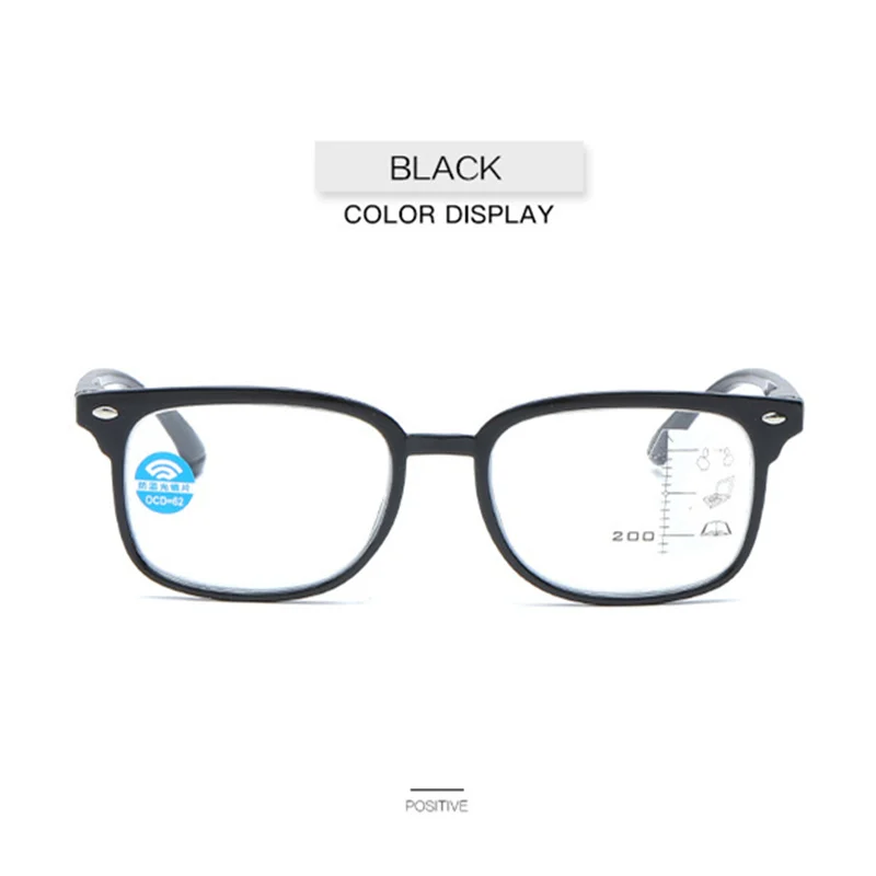 XojoX прогрессивные очки для чтения мужские анти-синий светильник ...