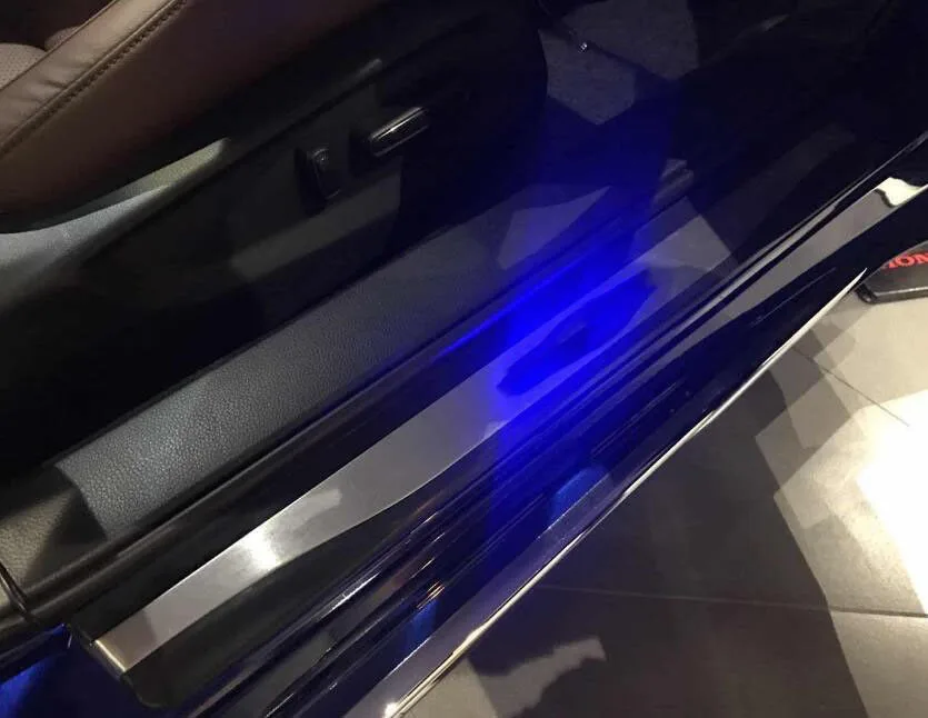 4PCS Fit For Honda Accord 2018 Lighted LED ILLUMINATED Door Sills Scuff