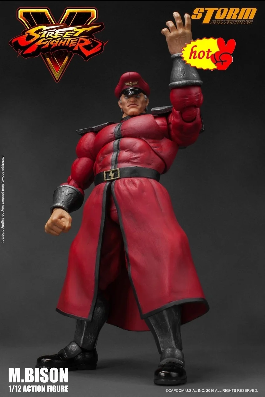 

Tempesta originale Giocattoli 1/12 BOSS M. Bison Street Fighter 5 Vega Collection Action Figure per Ventole Regalo di Festa