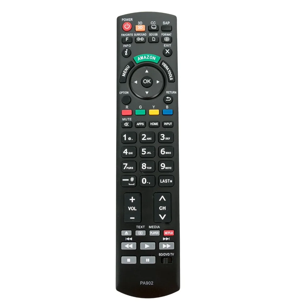 

Universal Remote Control PA902 fit for Panasonice TV N2QAYB000239 N2QAYB000490 N2QAYB000753 N2QAYB000672 N2QAYB000328