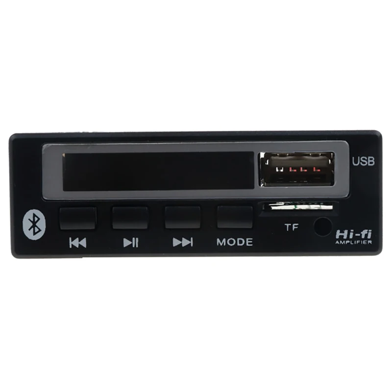 Bluetooth 5,0 Mp3 Wma Wav декодер доска 5 в 12 В беспроводной аудио модуль цветной экран Usb Tf Fm радио для автомобиля аксессуары