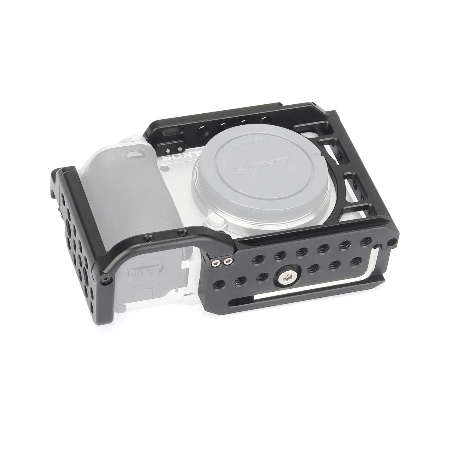 EachRig A6 камера клетка для sony a6000 a6300 a6400 a6500 с 1/" и 3/8" резьбовые отверстия для холодной обуви