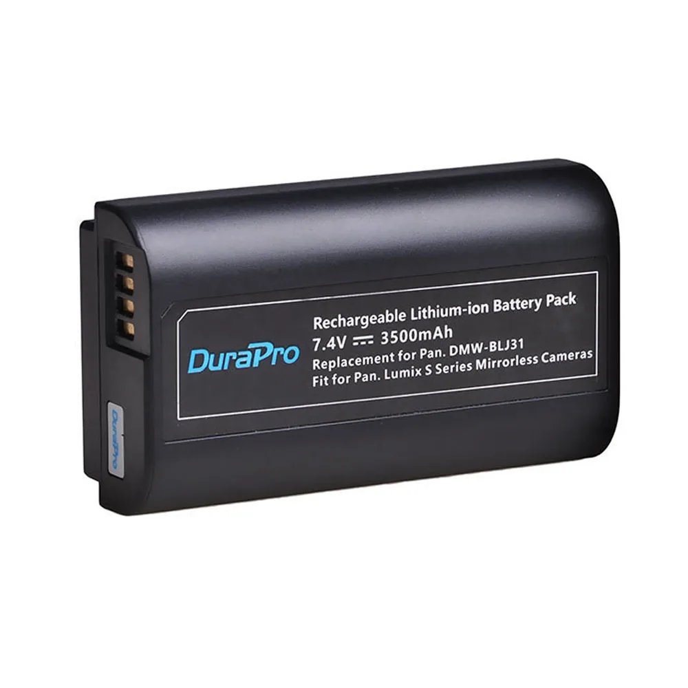 Batteria Della Macchina Fotografica Della Sostituzione Di Durapro 3500Mah Dmw-Blj31 Dmw Blj31 Per Le Macchine Fotografiche Mirrorless Di Panasonic Lum