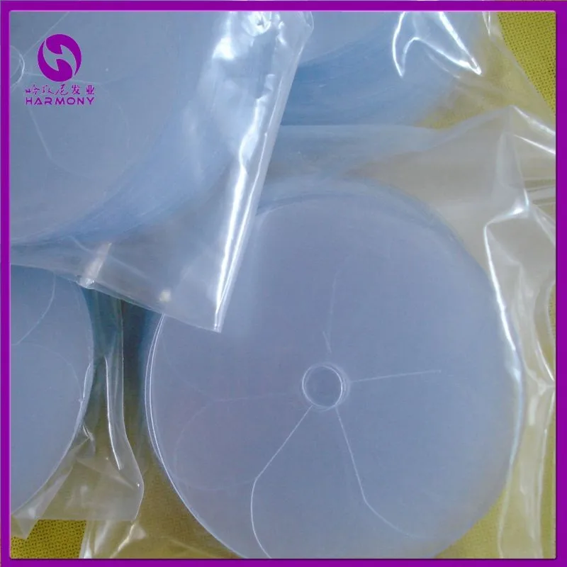 Disco de Cabelo Protetor do Couro Protetor de Calor de Fusão de Plástico Modelo para Queratina Ponta do Cabelo Lote Rodada Escudo Cabeludo Extensões 1000 Pçs - 5 de calor de fusão de plástico modelo