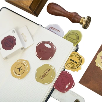 

20pack/lot Retro Creative Postmark Style Stickers Scrapbooking Card Making Journaling Project DIY Dairy Decoration