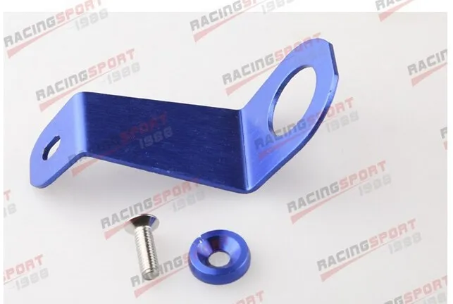 Синий Заготовка алюминиевый радиатор для гоночного автомобиля пребывания комплект кронштейнов EG/EG6/DEL SOL