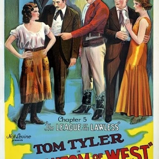 Tom Tyler The Phantom of the West Chapter 5 Poster Print (24 x 36)