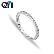QYI Eternity Wedding Bands For Women Fashion Jewelry Simple Round Cut Cubic Zirconia Bridal Solid 925 Sterling Silver Rings QYI Eternity Wedding Bands For Women Fashion Jewelry Simple Round Cut Cubic Zirconia Bridal Solid 925 Sterling Silver Rings