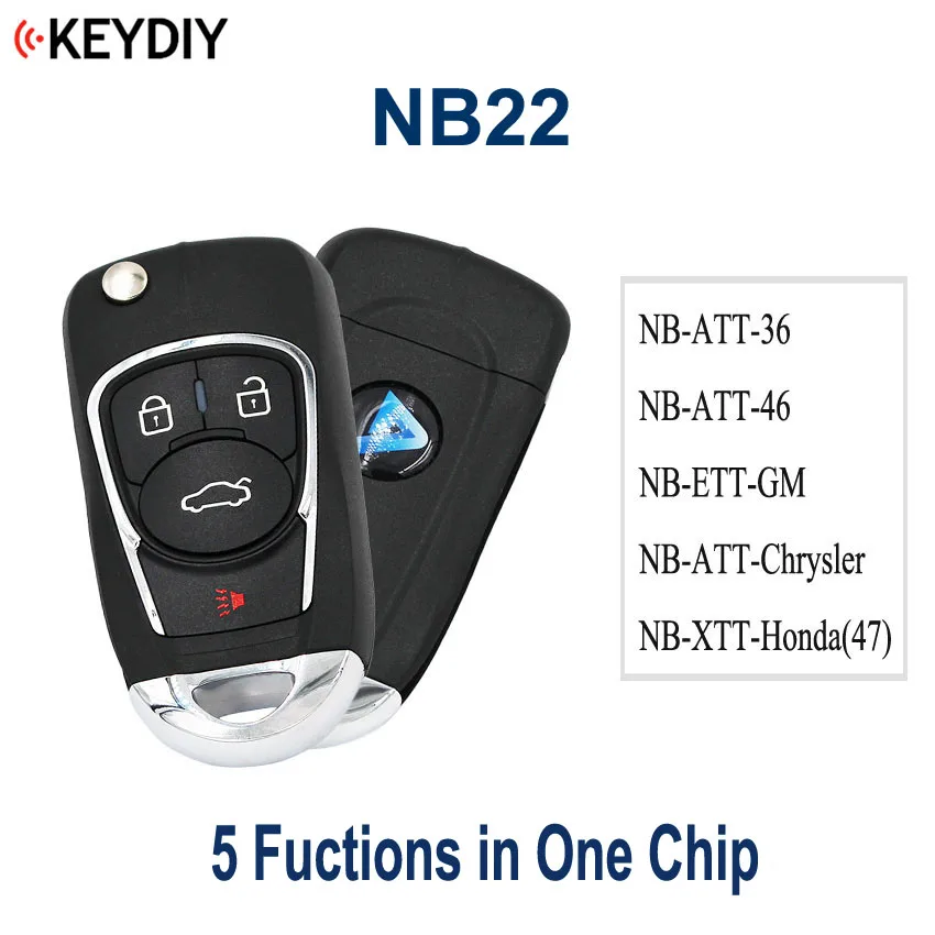 

Multi-functional Universal 4 Button Remote Key for KD900 KD900+ URG200 NB-Series ,KEYDIY NB22 (all functions Chips in one key)