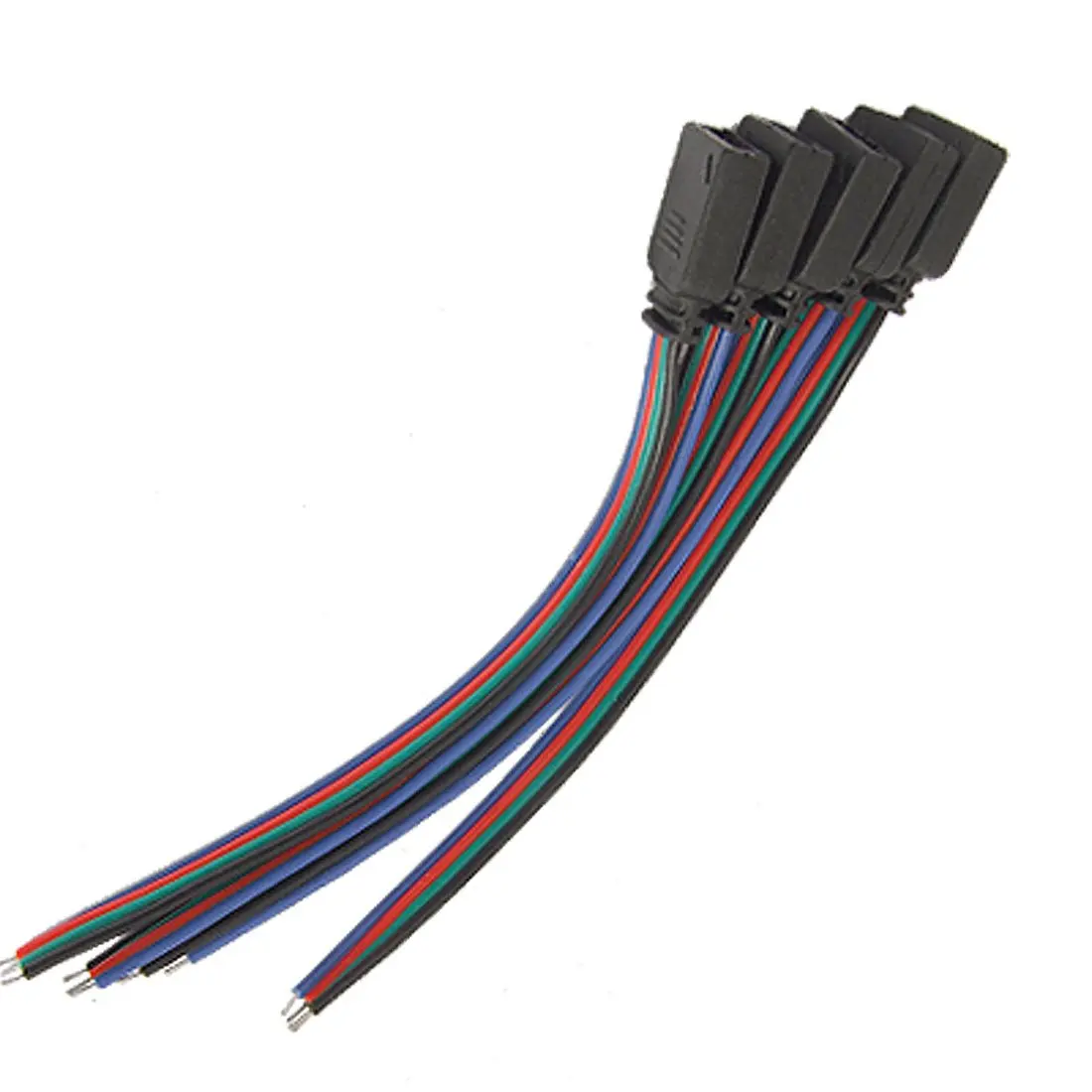 Новый стиль адаптера KSOL 5 шт. RGB светодиодный светильник полосы 4 Pin гнездовой