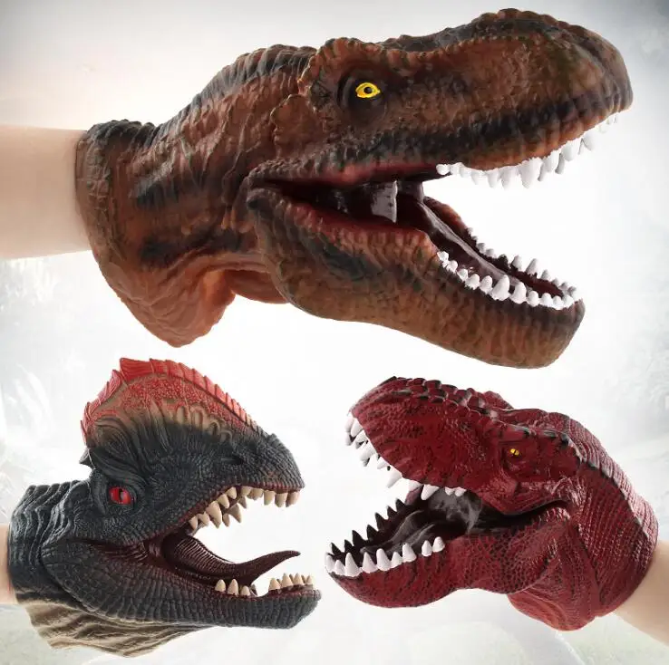 

Dinosaur Hand Puppet For Stories Real Life Animal Dinosaur Toy For Children Jurassic World 2 Model Gift