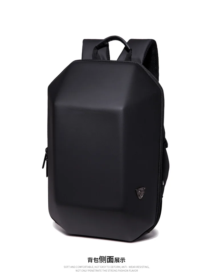 Men Business Travel Laptop Backpack ABS Hard Shell Alien Casual Computer School Backpacks Daypack (9)