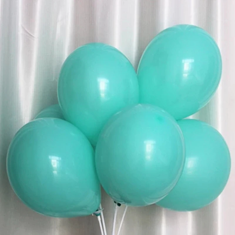 Tiffanyblue свадебные украшения, воздушные шары 12 дюймов синий цвет жемчуг латексный шар утолщаются круглые воздушные шары детский душ Свадебный декор