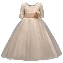 Новинка года; зимние вечерние костюмы; Детские платья для девочек на свадьбу; рождественское платье; платье принцессы; Одежда для девочек 10-12 лет