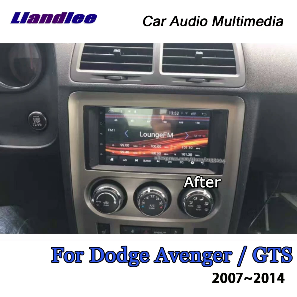 Liandlee 9 дюймов Android для Dodge Avenger/GTS 2002~ 2009 стерео радио видео Wifi BT Carplay карта gps-навигатор мультимедиа
