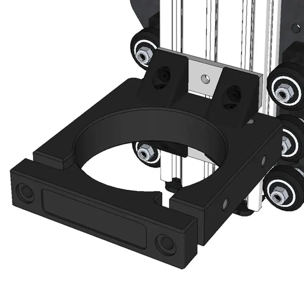 52 мм/65 мм/71 мм Алюминиевый металлический фрезерный станок комплект для крепления шпинделя для ЧПУ C-BEAM гравировальный станок для 3d принтера запчасти аксессуары