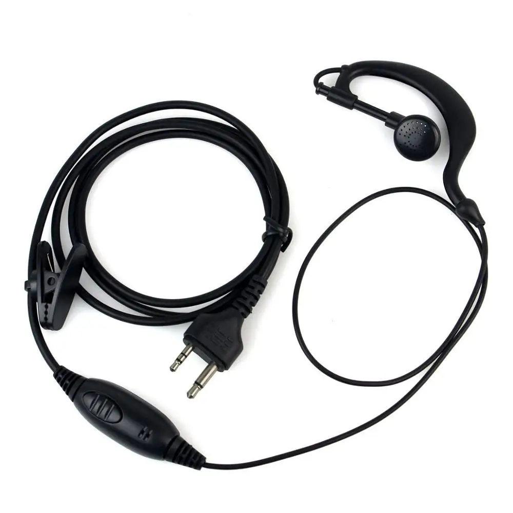 

G-Shape Earpiece Headset PTT MIC for Midland Radios LXT GXT Alan Midland Hot