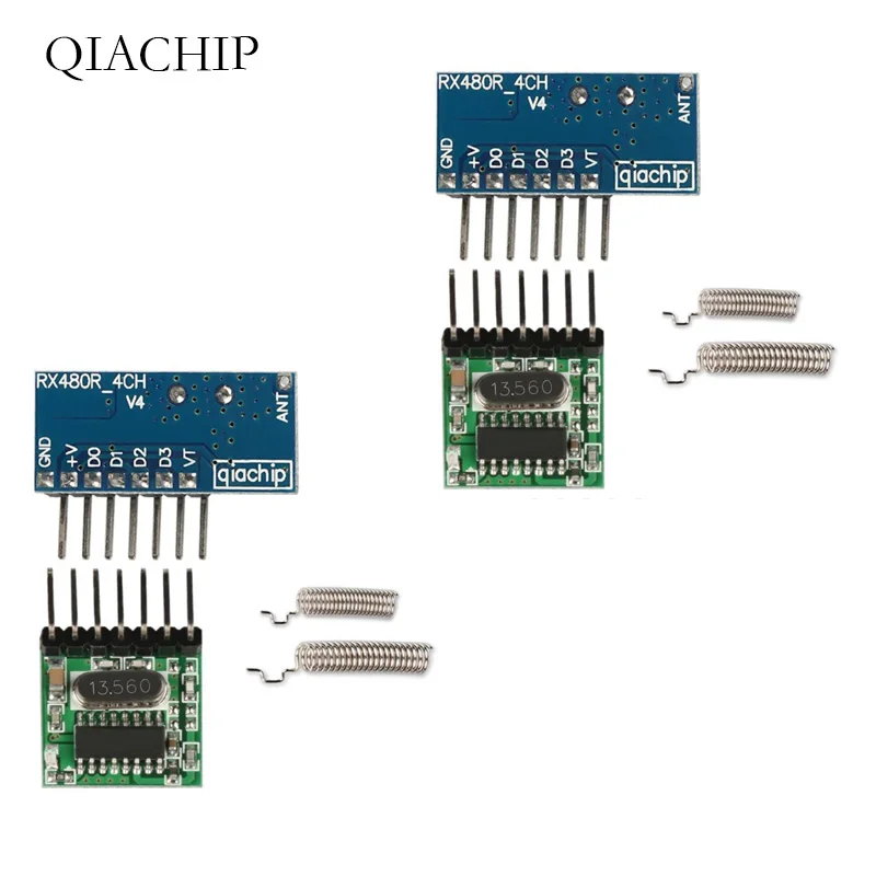 Click to Buy DIFODA 3set Remote Control Switch 433 Mhz Superheterodyne RF Wireless Transmitter & Receiver Module with Antenna uno Kits Z25 Now Title On Aliexpress