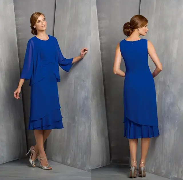 sapphire mother of the bride dresses