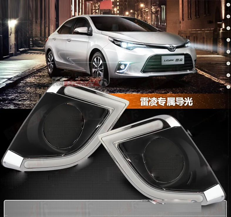 2014 ~ 2016/2017 2019 год для Toyota Levin дневсветильник altis corolla автомобильные аксессуары