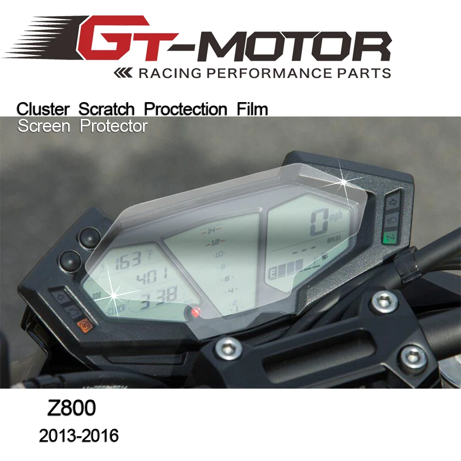 

GT Motor-New Cluster Scratch Protection Film Screen Protector For Kawasaki Z800 2013-2016 ZR800 ABS 2016