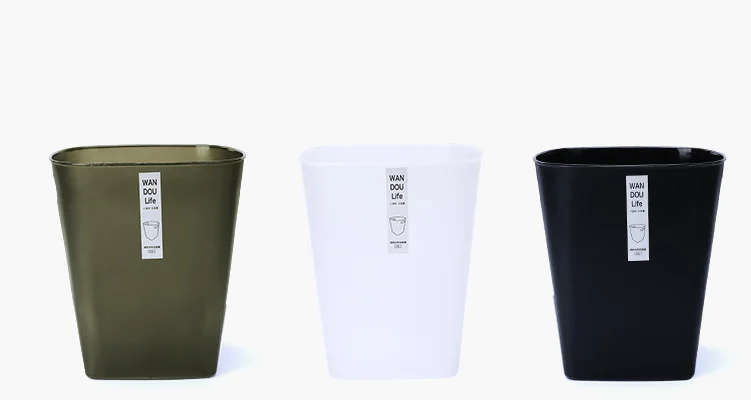 

Minimalist Style Durable Creative Waste Bins Practical Scrub Trash Can Home Office Living Room Bedroom Bathroom Garbage Bin C679