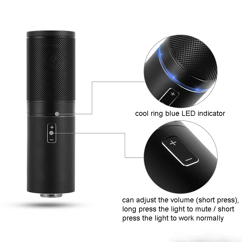 FELYBY Q9 Computer USB Microphone for Live Stream