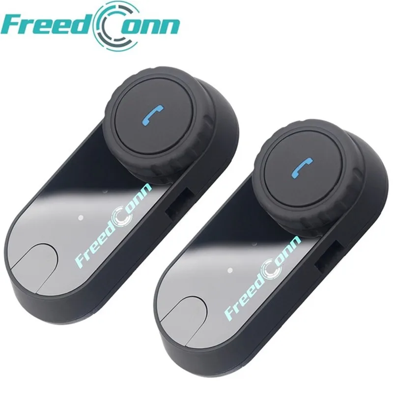 Новинка! Мотогарнитура FreedConn для шлема Bluetooth интерком мотоцикла 2 шт. с мягким