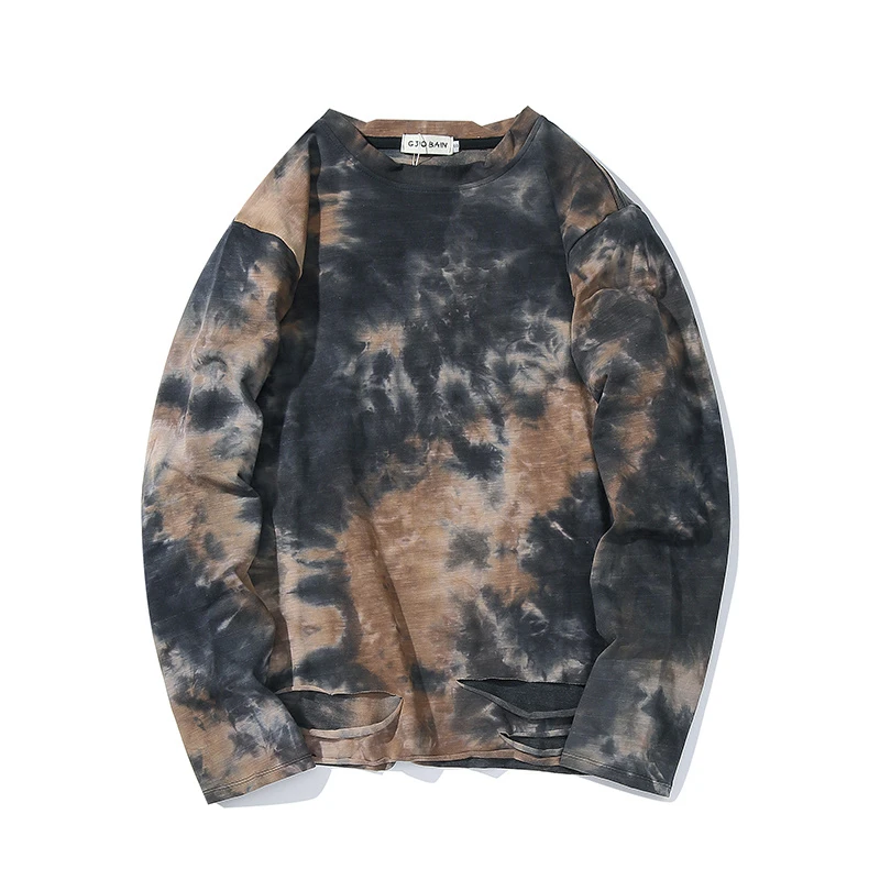 

Autumn 2019 New Men Tie Dyed Cloth Casual Sweatshirt