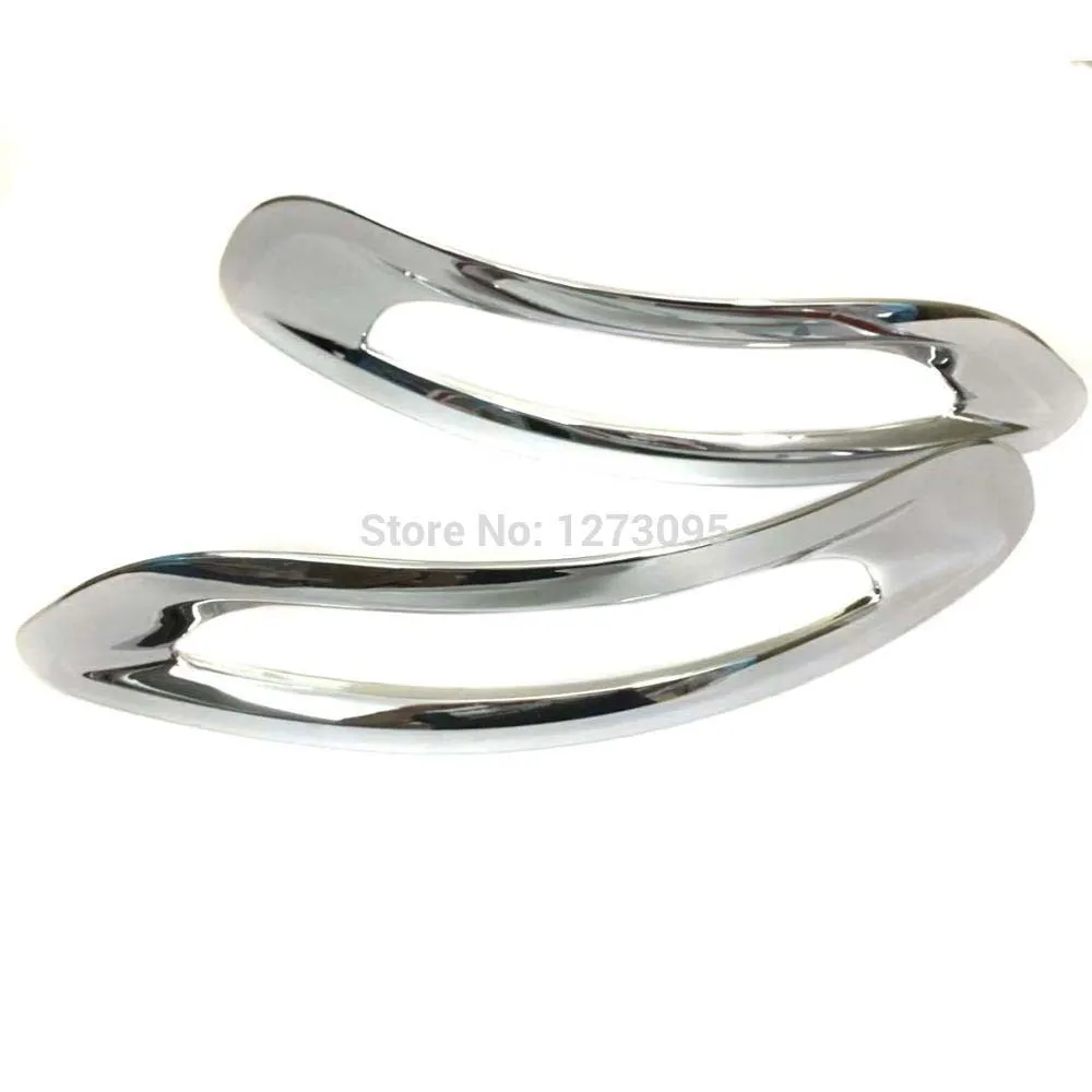 

For Peugeot 5008 GT 2017 2018 ABS Chrome Rear Fog Light Lamp Cover Tail Foglight Frame Trim Protector Car Styling Accessory
