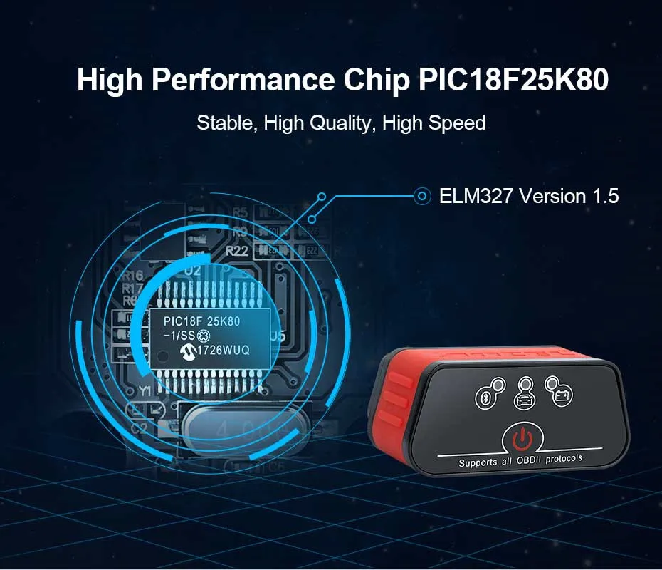 ELM327 Obd2 Сканнер ancel iCar2 icar 2 Bluetooth Автомобильный диагностический код ридер Real V1.5 для телефона Android Крутящий момент диагностический инструмент