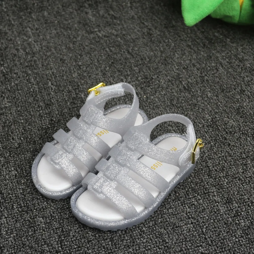 Girls Rome Sandals 2019 New Melissa Hollow Sandals Toddler Melissa Shoes 12.8-17.8cm Breathable Melissa Baby Sandals