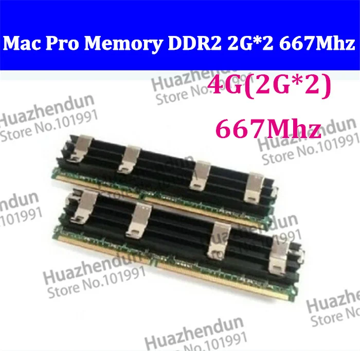 2 шт. Mac Pro 1 3 MACPRO памяти DDR2 667 FB - Dimm 4 ГБ ( 2GBx2 ) PC2-5300 ECC мГц | Компьютеры и офис