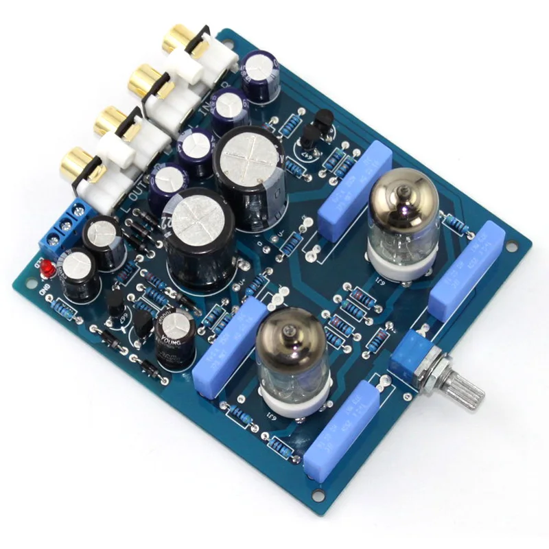 

6J1 Tube Pre-Amplifier Preamp Board Hifi Amp Audio Board Completed Board X10-D Circuit AC12V-0-AC12V