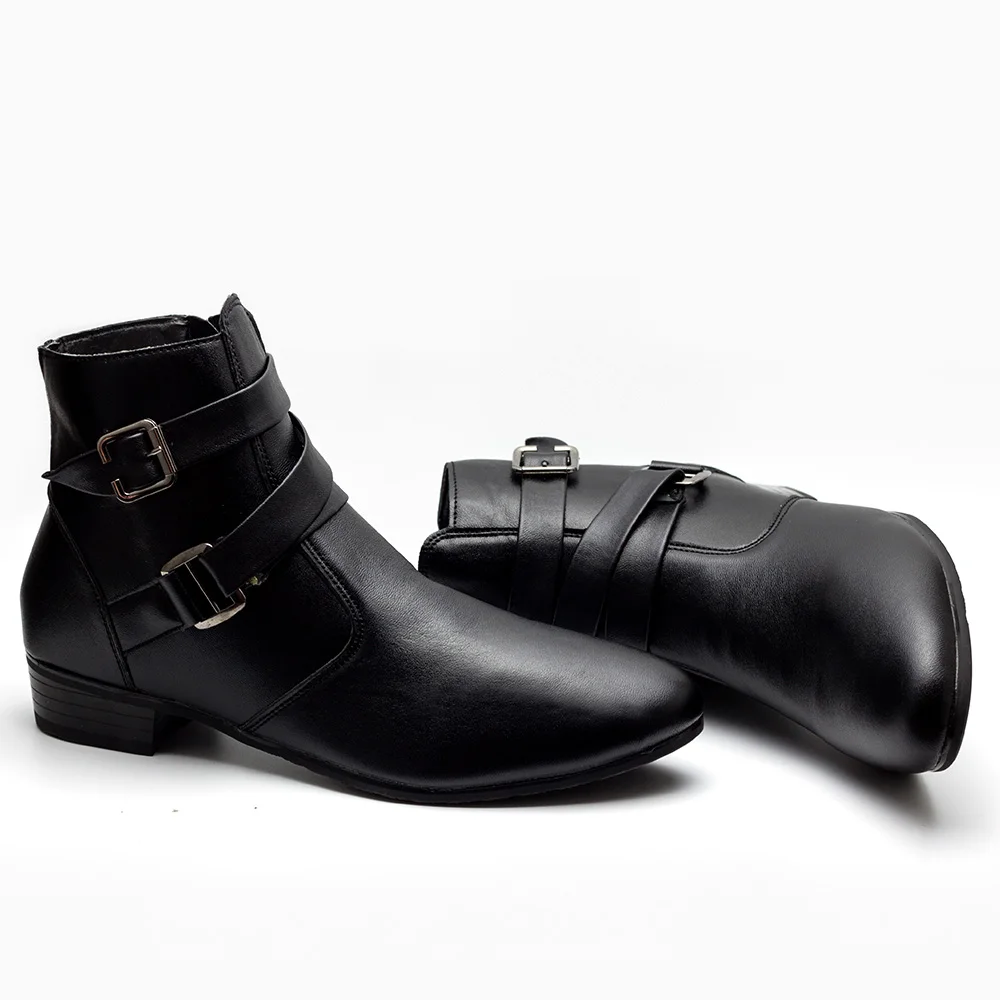 Najtaniej 2017 moda mężczyźni buty miękka skóra jesień buty mężczyźni wodoodporne ciepłe buty mężczyźni wygodne botki do kostki Man