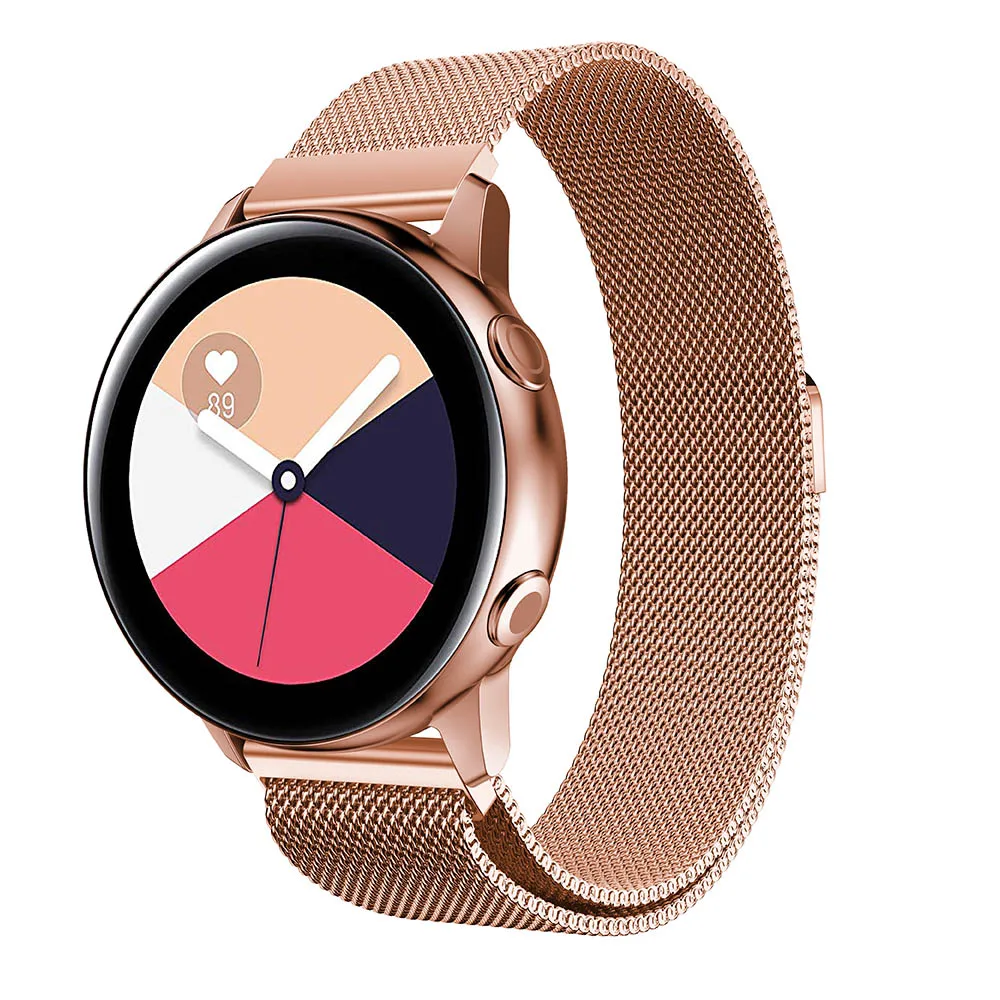 Ремешок для часов Samsung galaxy watch active band 42 мм Миланская петля magent ремешок 20 samsung