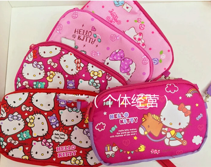 Hello Kitty Nylon Multifunctional Double Layers Storage Bagin Storage