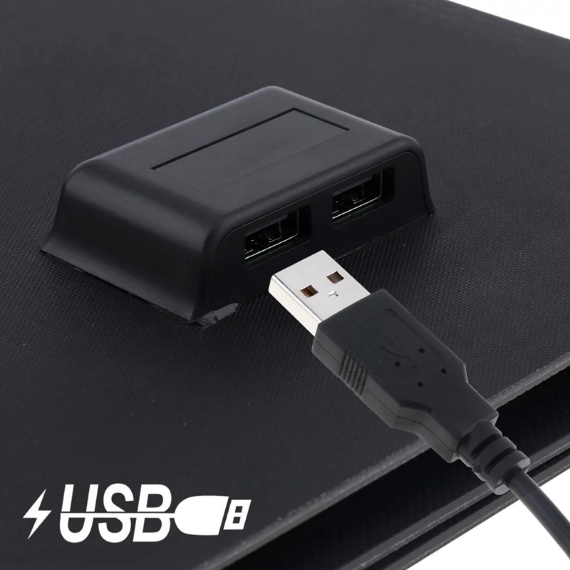 Soshine солнечные зарядные устройства 20 Вт солнечная панель с двойным usb-портом водонепроницаемые складные зарядные устройства для Iphone/Ipad/Galaxy/Note и M