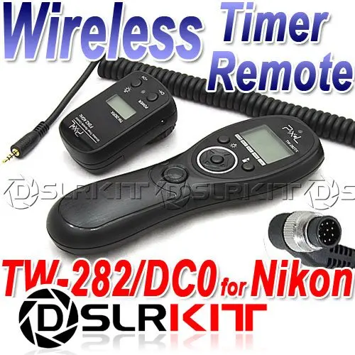 

Wireless Timer Remote for Nikon D4 D3X D3s D2Xs Fuji S3 S5 Pro D800 D700 D300S D300 D200 D3