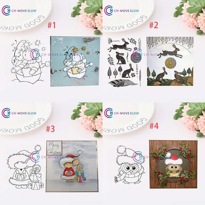 

Collection of cute animals Clear Silicone Stamp/Seal for DIY scrapbooking/photo album Decorative clear stamp sheets