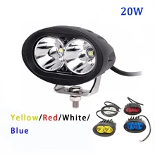 Cheap ECAHAYAKU 4pcs LED Work Light 20W Headlight Spot 4 colors Beam LED Motorcycle Driving Lights Bar for Truck Boat Offroad ATV UTV Cheap ECAHAYAKU 4pcs LED Work Light 20W Headlight Spot 4 colors Beam LED Motorcycle Driving Lights Bar for Truck Boat Offroad ATV UTV