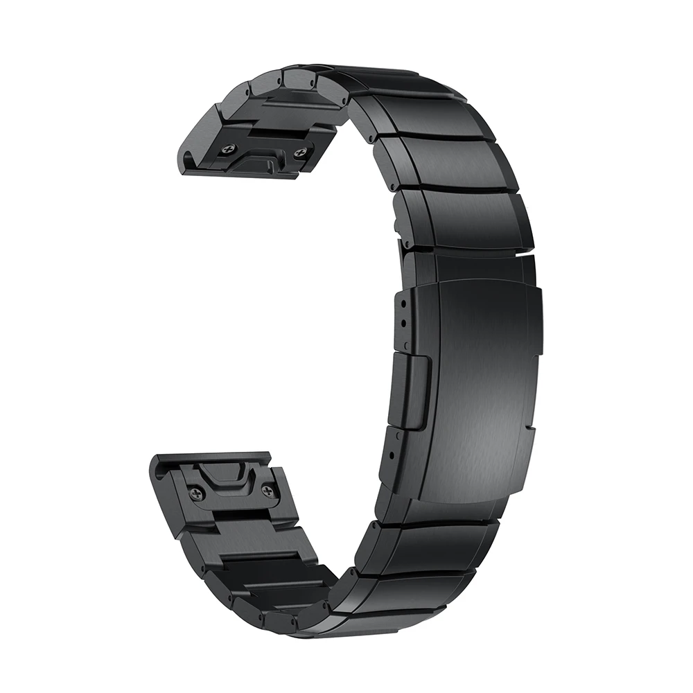 Ремешок быстросъемный для Garmin Fenix 5X 5 5S 3 3HR металлический браслет из нержавеющей