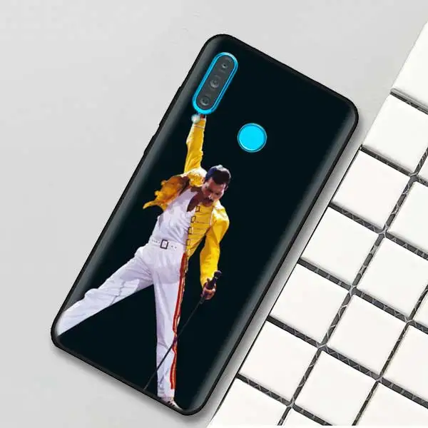 Черный силиконовый чехол для huawei P30 P20 P10 mate 20 10 Nova 5 5i Lite Pro P Smart+ Z Shell queen Freddie Mercury - Цвет: 05