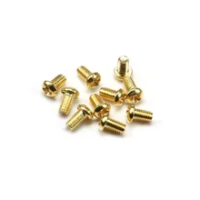 500 шт. M3 * 5 круглые винты с крестообразной головкой, латунные винты для машин, болты