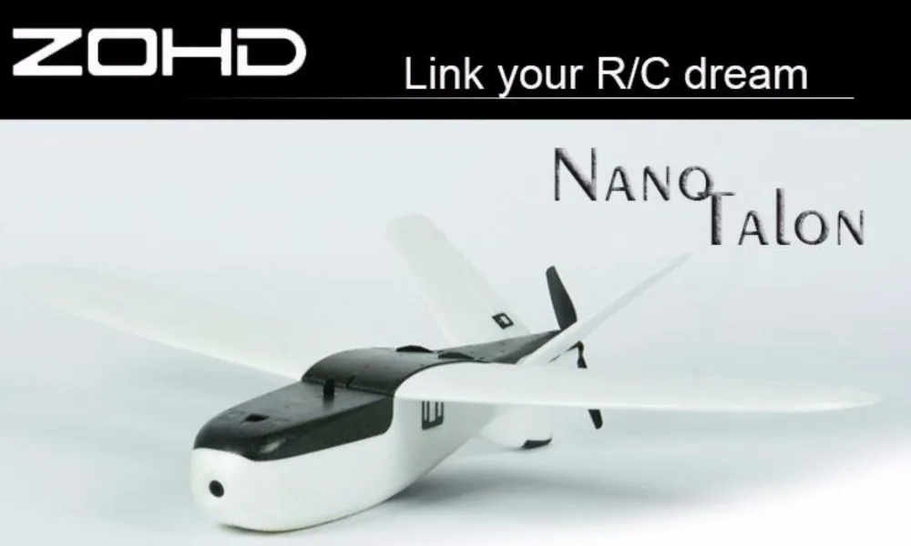 

sonicmodell ZOHD Nano Talon V-tail FPV Rc Model Airplane Aircraft Kit