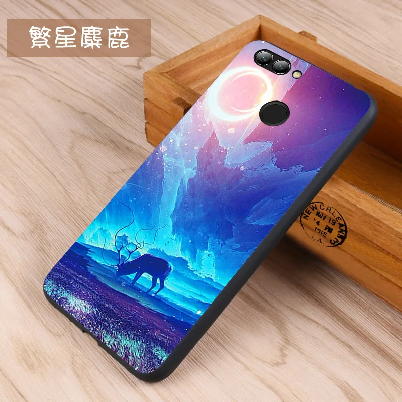 Huawei nova 2 Case Original Cover for Huawei nova 2 Bag Case Cover Skin Wolf Fish Skull nova 2 Fundas 100% 19