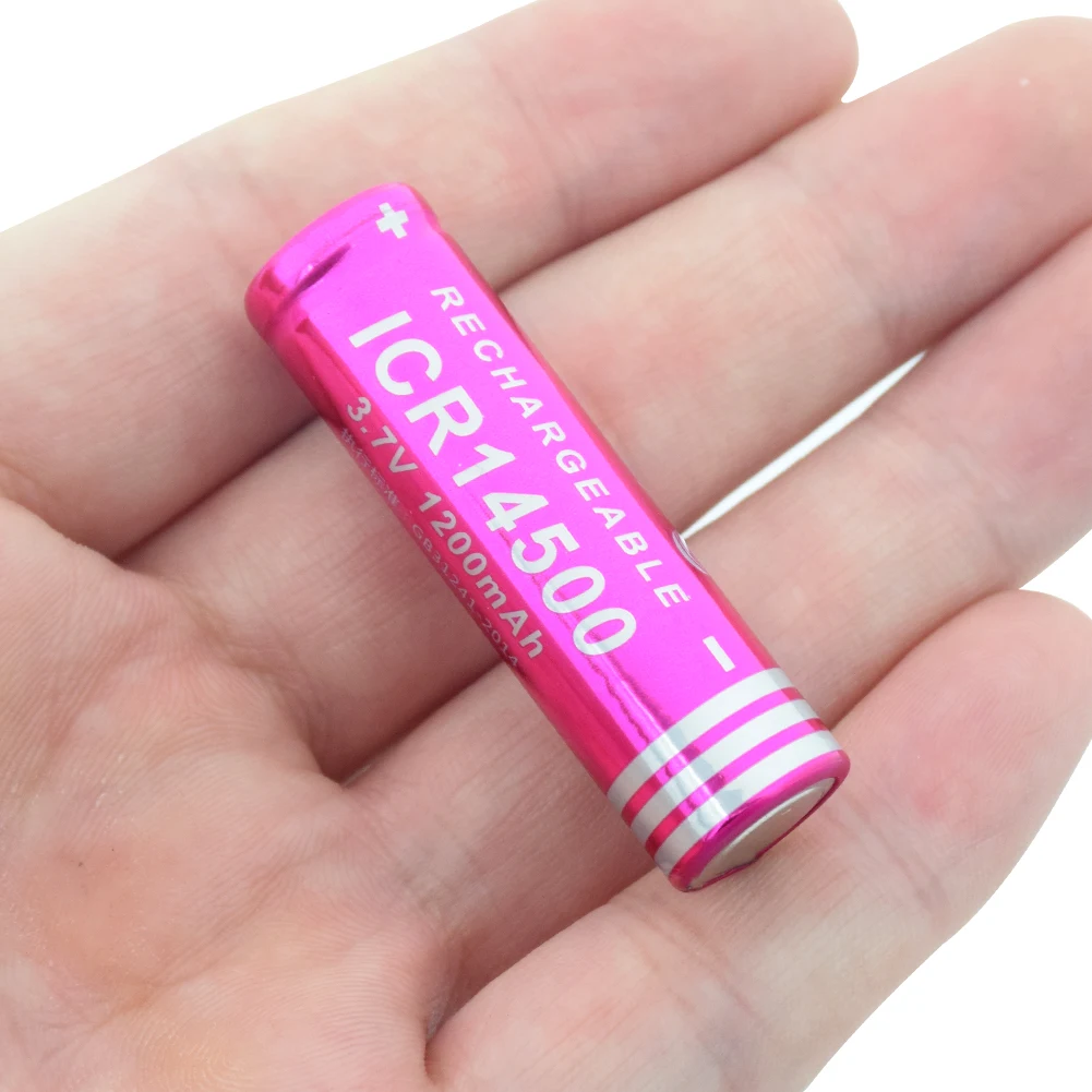 1/2/4 шт. 3 7 В перезаряжаемый ICR 14500 1200 мАч литий ионный аккумулятор для скутера